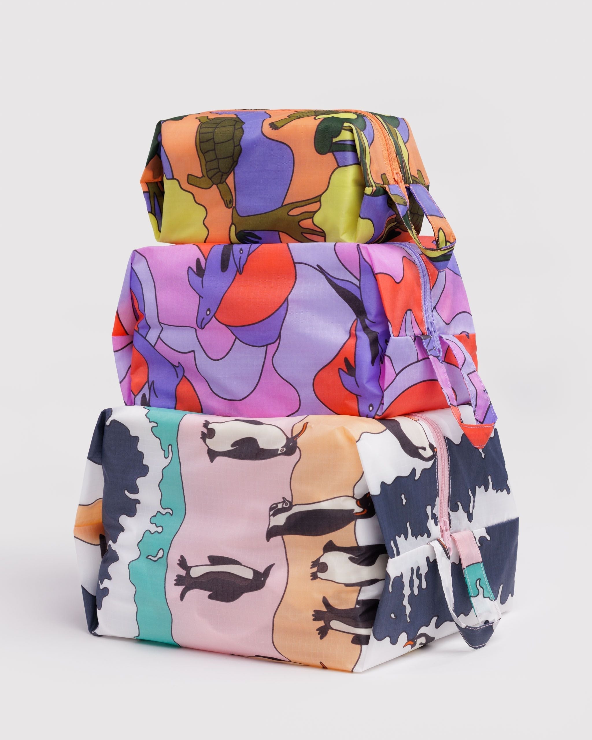3D Zip Set - Vacation Animals